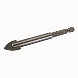 Silverline 16mm Tct Spear Head Mirror Glass Tile Drill Holesaw Bit 1 4 Hex Shank