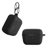 kwmobile イヤホンケース Sennheiser CX 400BT対応 ケース - ワイヤレスイヤホン シリコン 落下防止 黒色