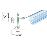 CRL co-extrudedクリア下部ワイプwith Dripレールfor 5 / 16 "ガラス – 98 in long