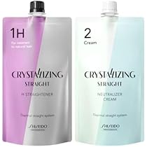 Amazon.co.jp: 資生堂 クリスタライジングストレート N 1液 ＆ 2液 各