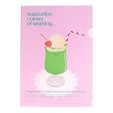 【デルフォニックス】ル ブルトン クリアホルダーA4 D（クリームソーダ）