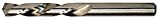 Cle-Line C30532 Cobalt Left-Hand Mechanics Length Drill, Cobalt, Gold Oxide Finish, Straight Shank, 