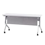 TOKIO NANホールディングテーブル パネル付 W1200×D450×H720mm NAN-1245P ホワイト