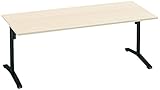 コクヨ  配送・組立・設置込    ミーティングテーブル ビエナ MT-V187FE6AM10 フラップタイプ 幅180×奥行75CM  フ