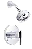 Danze D510558T Parma Single Handle Shower Trim Kit with 5-Function Showerhead, Chrome by Danze