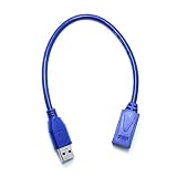 高信頼性 USB3.0 延長ケーブル[0.3m] ハイグレード ハイスピードケーブル 30cm Type-Aメス-Type-Aオス