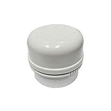 Ayrlett p6-t Air Admittanceバルブ6 DFU with PVCとねじ付きアダプタ構成、2 " - 1 – 1 / 2インチ、ホワイト
