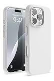 【elago】 iPhone 16 Pro 対応 ケース シリコン 耐衝撃 スマホケース 指紋 防止 サラサラ シリコンケース [ iPhone16Pro アイフォン 16 プロ 対応 携帯ケース ] iPhone 16Pro Case SILICONE CASE ホワイト
