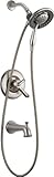 Delta T17494-SS-I Linden Monitor 17 Series Trim Only Tub Shower with In2Ition Two-In-One Shower, Sta