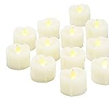 セットof 12ワックスティーライトとリモート LC003651