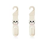 B-PING 車用 シート フック ヘッドレストフック 車内収納 取り外し不要 荷物掛け　自動車の後ろ座席フック オートシートフック 携帯型フック デパートのショッピングバッグフック 旅行車安全フック