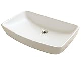 Polaris Sinks P053VB Bisque Porcelain Vessel Sink [並行輸入品]