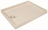 スタンダード防水パン　寸法：Ｗ７８０×Ｄ６４０×Ｈ６３（ｍｍ）排水口位置：中央（Ｃ）、左（Ｌ）　色：アイボリーホワイト　材質：ＡＢＳ樹脂