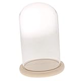 SM SunniMix 高品質　木製ベース　ガラス　カバー　ガラス　花瓶　ホルダー　装飾品　多種選べる　 - G