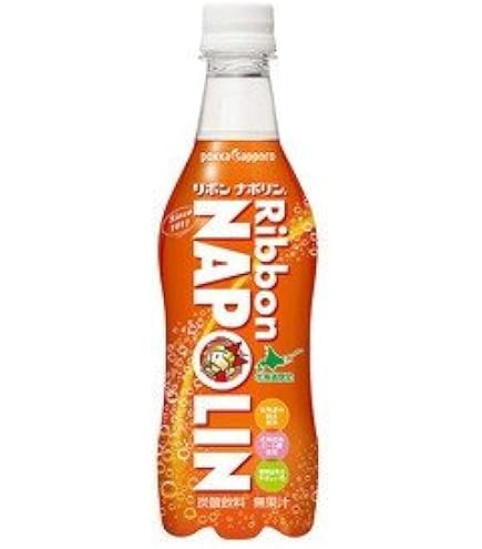 Amazon.co.jp: Ribbon ナポリン（450ml）24本セット 北海道限定 ポッカ