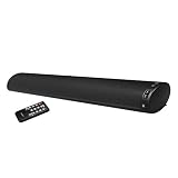 FUZE サウンドバー シアター・サウンド・システム TSS200BT Bluetooth ver.5.0 HDMI ARC対応 リモコン付き 光デジタル 壁掛け可 ブラック