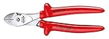 GEDORE 6742570 VDE Power Side Cutter with VDE Dipped Insulation Handles, 200mm Length [並行輸入品]