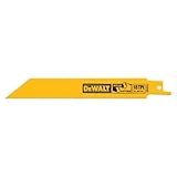 DEWALT DW4810 4-Inch 18 TPI Straight Back Bi-Metal Reciprocating Saw Blade (5-Pack) [並行輸入品]