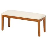 不二貿易 ダイニングベンチ　スノア/96849 ライトブラウン/1000x380x435