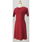 Lelac レラックワンピース（授乳口つきワンピース） 半袖 赤