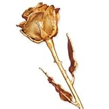 Long Stem 24 K Gold Dipped純正にローズゴールドのギフトボックス