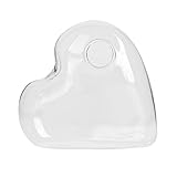 SunniMix 高品質　ガラス　透明　花瓶　ハート型　花　植物　水栽培　花瓶　部屋　テーブル　装飾　恋人　贈り物