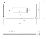 【BT-60C-W】三菱喫煙用集塵・脱臭機/スモークダッシュ テーブル板 奥行60cm 灰皿なし