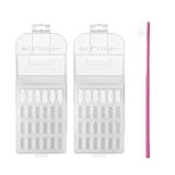 【純正品・２個セット】日立 洗濯機用 糸くずフィルター NET-KX100H｜簡単交換・ゴミ取りネット｜対応機種多数・純正部品・消耗品 掃除用歯ブラシ付