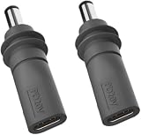 VECASDEN PD100W USB C to DC 5.5mm x 2.1mm 電源アダプター、USB C メス to DC5521 オス コネクタ 充電用バレルジャック 電源アダプター Starling Mini 用。2個入り