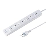サンワサプライ アウトレット 電源タップ 2P 7個口 2m 一括集中スイッチ サージガード内蔵 抜け止め マグネット付き TAP-MG27FN2 箱にキズ、汚れのあるアウトレット 品です。