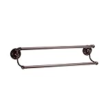 Gatco 5833 Marina 5/8-Inch Diameter Double Towel Bar, 24-Inch, Bronze [並行輸入品]
