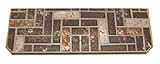16 " x 48 "ブラウンレンガStoveboard