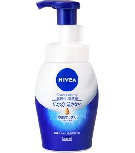 Amazon | ニベア クリアビューティー弱酸性泡洗顔 もっちり美肌 本体