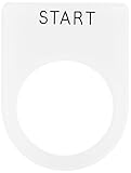 IM 押ボタン/セレクトスイッチ(メガネ銘板) START 黒 φ22.5 P2235