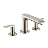 Hansgrohe 31440 Metrisデッキマウントローマンタブ蛇口トリムwithメタルレバーHandl、 0.5 31440821 1