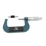 uxcell　メートル外側マイクロメータ　50-75mm　金属素材　190 x 80 x 18mm　スパナ