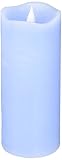 SIMPLUX Moving Led Candle Flameless Candle Battery Operated with Timer, 3' x 7', Blue [並行輸入品]