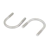 57ミリメートルのパイプ径M10ラウンドベンドU-ボルト留め具2個
