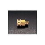 エスコ Ｒ１／２”雄ねじカップリング（中圧用／真鍮） EA140BD-4