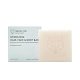 【SNOW FOX SKINCARE】ハイドレーティング オールインワン シャンプー バー（80g） オールインワン パサつき ダメージ 潤い ヴィーガン フリー処方 オーガニック リンスin トリートメント 固形シャンプー 石鹸