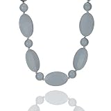 Organic Silicone Teething Necklace | Stylish for Mom to Wear | Safe Chew Beads for Baby | Best Baby 