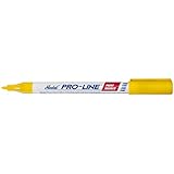 Markal Pro-Line Fine Tip Liquid Paint Marker with 1/16" Bullet Tip, Yellow (Pack of 12) [並行輸入品]