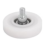uxcell ベアリングプーリー レールボールホイール POM Fタイプねじガイド 交換 6mmx40mmx10mm