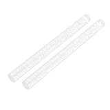 uxcell アクリルバブルロッド アクリル クリア PMMA材料 PMMAロッド 透明性 2個入り