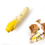 PureNya 犬用おもちゃ 噛むおもちゃ バナナ 天然ラテックス製 ペットトイ 安全 無毒素材 丈夫 洗える 小型犬 中型犬 かわいい ストレス解消