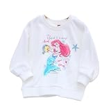 [WIEWILY] アリエル スウェット キッズ プリンセス マーメイド パーカー 子供服 立体的なフィッシュテール スパンコール 綿 トレーナー 春秋 オシャレ ガールズ 100～140センチ