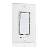 SkylinkHome TB-318 ワイヤレス 貼り付け式または壁取り付け式 電池稼動 壁ライトスイッチ リモート送信機
