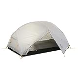 Naturehike Mongar テント 2人用 アウトドア 二重層 超軽量 4シーズン 防風防水 PU4000 キャンピング(専用グランドシート付) (グレー)