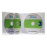 CDケース 割れにくいPP素材でしっかり15mm厚/新型 3枚収納PP素材/ディスクを3枚収納マルチメディアケース クリア5個