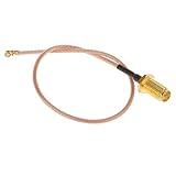 Fenteer RP SMA Female to uFL/u.FL/IPX/IPEX RF　 RFアダプタケーブル　同軸　RFアダプタケーブル　アセンブリ　ピグテール　